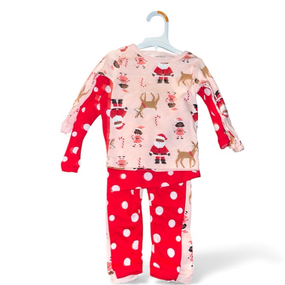 Carter's Santa and Reindeer Pajama Sets